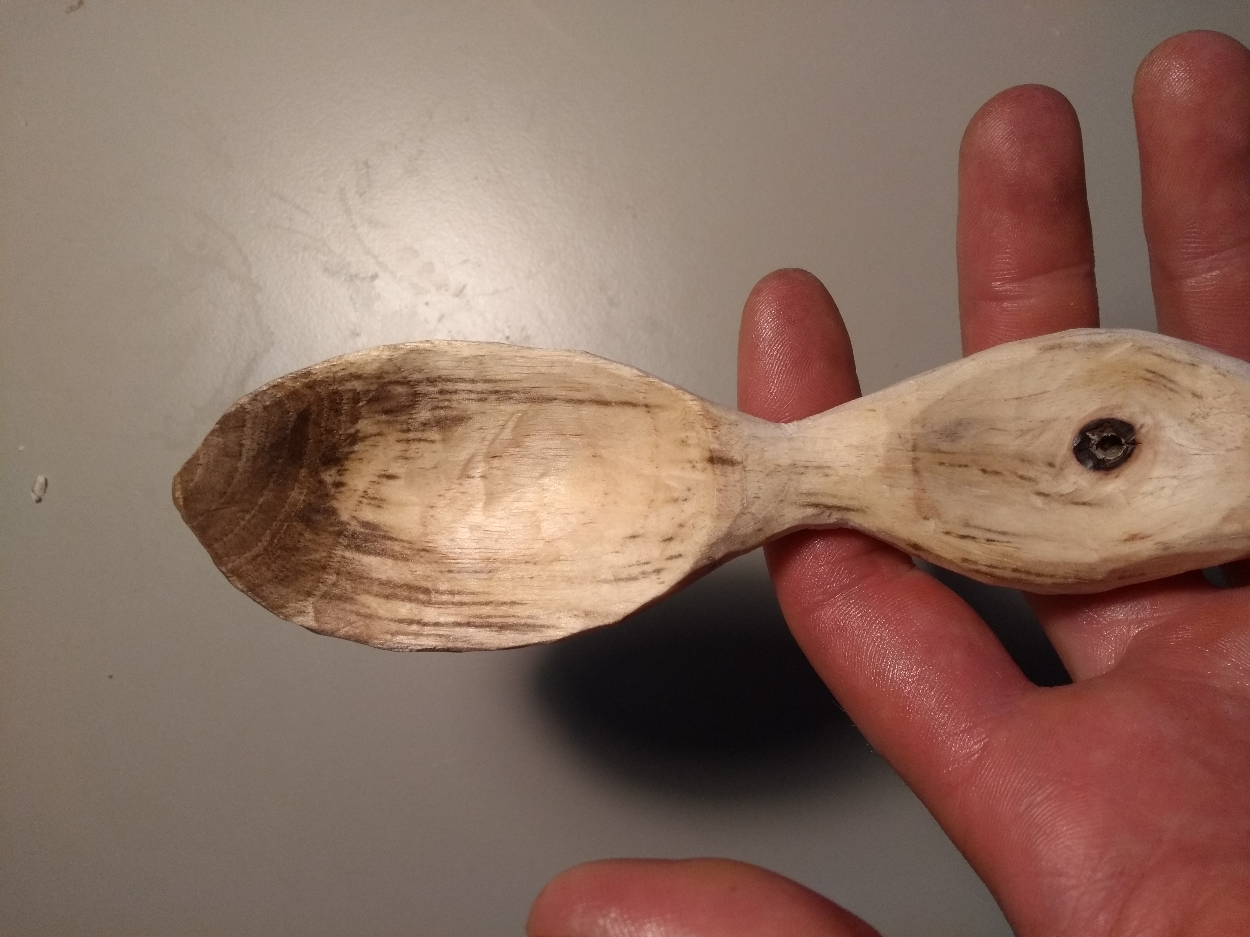 dark grain spoon